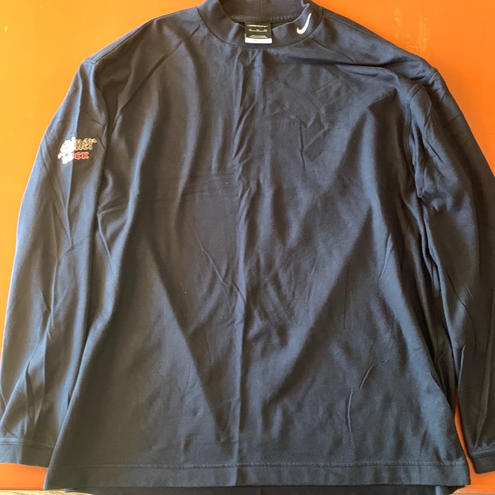 Nike dri fit long sleeve golf shirt